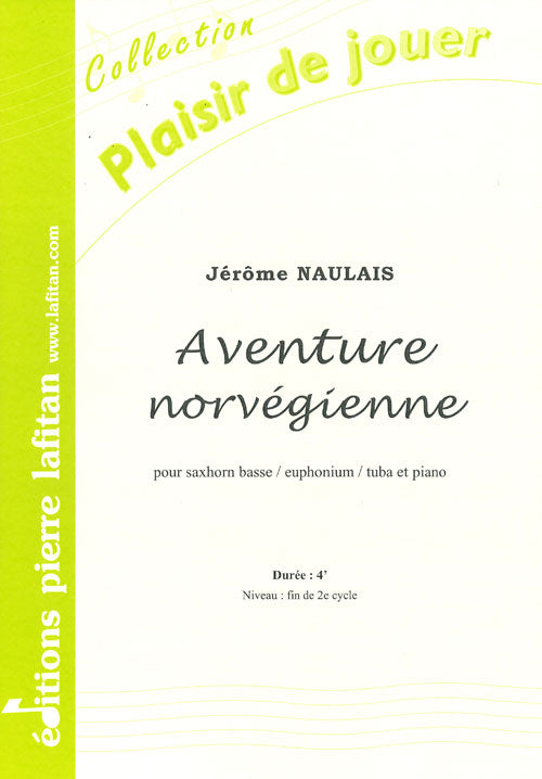 PARTITION AVENTURE NORVEGIENNE (SAXHORN BASSE)