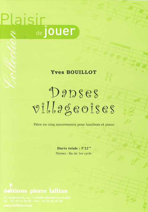 PARTITION DANSES VILLAGEOISES