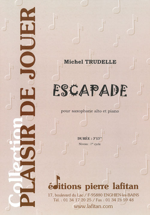 PARTITION ESCAPADE (SAX ALTO)