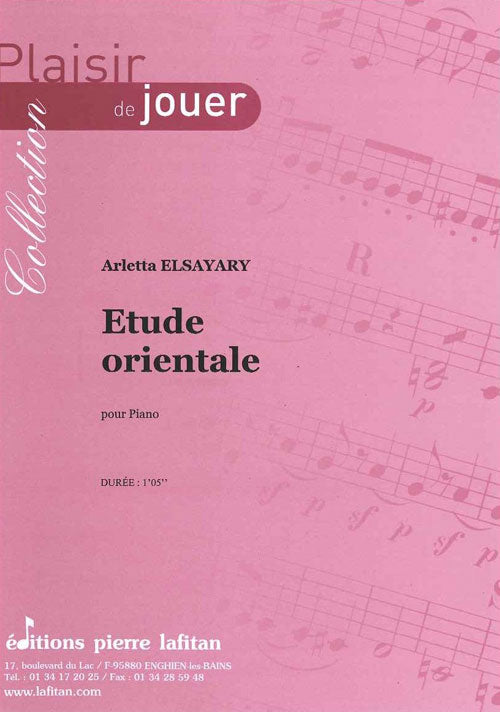 PARTITION ETUDE ORIENTALE