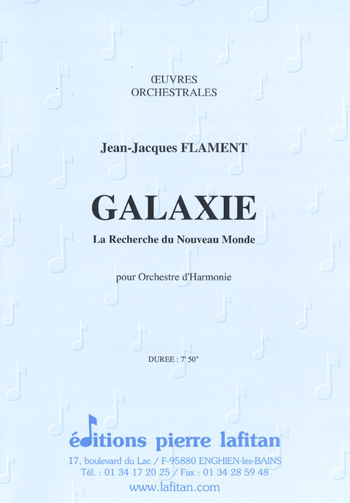 OEUVRE GALAXIE (ORCHESTRE D’HARMONIE)