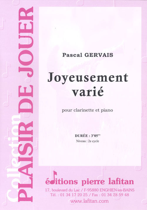 PARTITION JOYEUSEMENT VARIÉ
