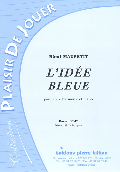 PARTITION L’IDÉE BLEUE (COR D’HARMONIE)