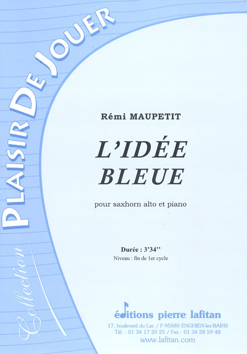 PARTITION L’IDÉE BLEUE (SAXHORN ALTO)