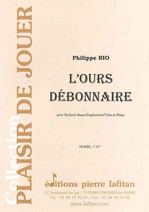 PARTITION L’OURS DÉBONNAIRE