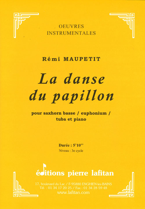 PARTITION LA DANSE DU PAPILLON