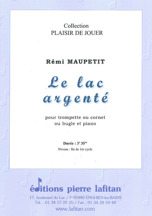 PARTITION LE LAC ARGENTÉ