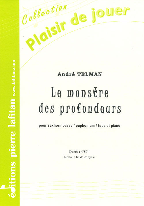 PARTITION LE MONSTRE DES PROFONDEURS (SAXHORN BASSE)