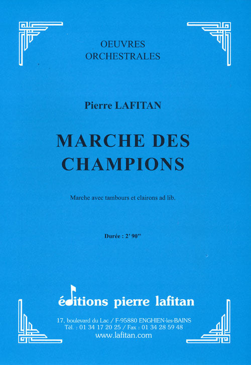 OEUVRE MARCHE DES CHAMPIONS