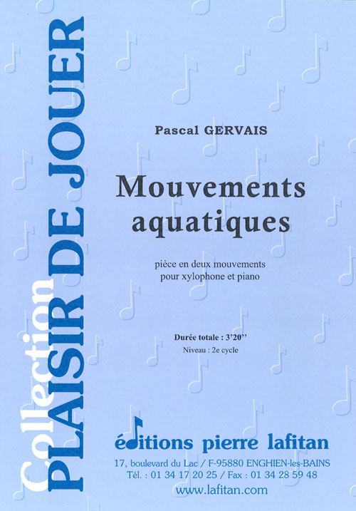 PARTITION MOUVEMENTS AQUATIQUES (XYLOPHONE)