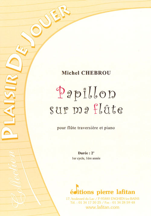 PARTITION PAPILLON SUR MA FLÛTE