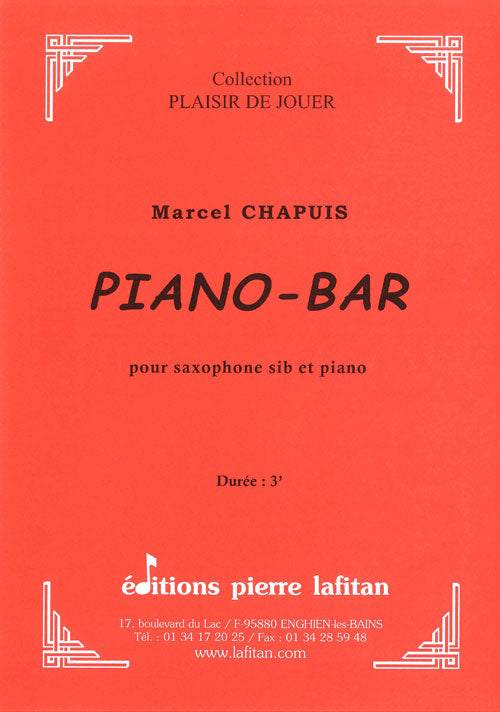 PARTITION PIANO-BAR (SAXOPHONE Sib)