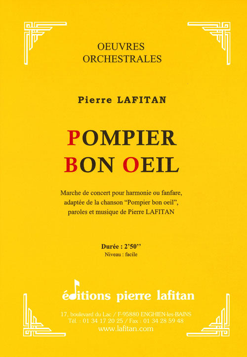 OEUVRE POMPIER BON ŒIL (ORCHESTRE)