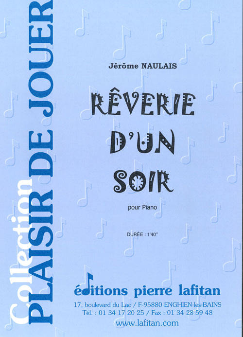 PARTITION RÊVERIE D’UN SOIR