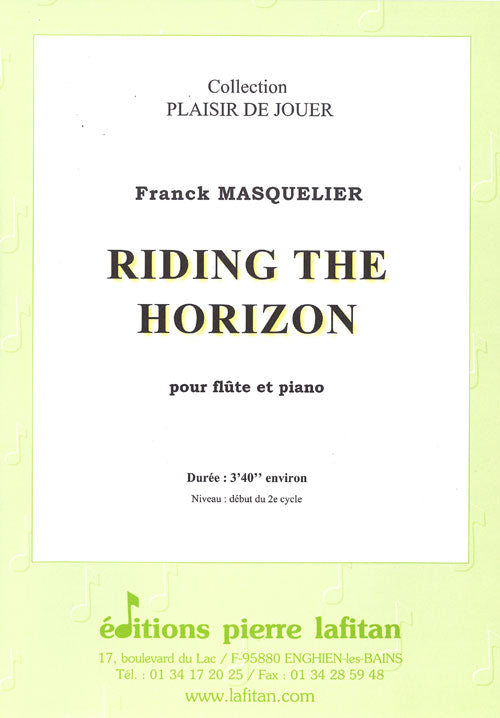 PARTITION RIDING THE HORIZON (FLÛTE)