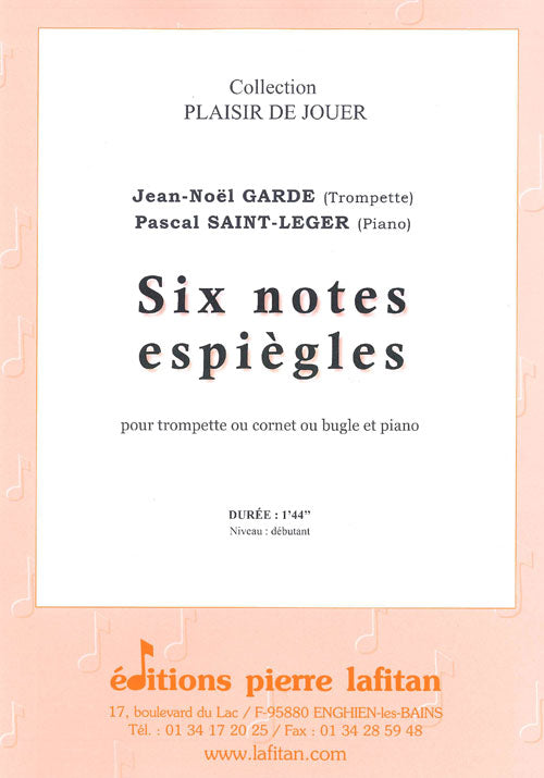 PARTITION SIX NOTES ESPIÈGLES