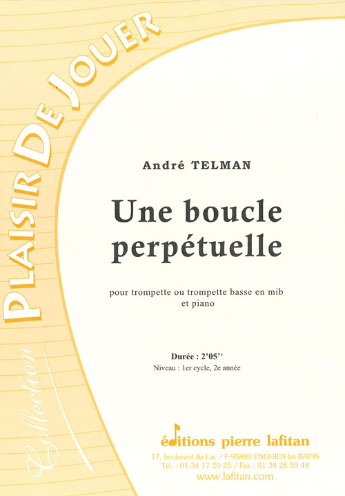 PARTITION UNE BOUCLE PERPÉTUELLE (TROMPETTE MIb)