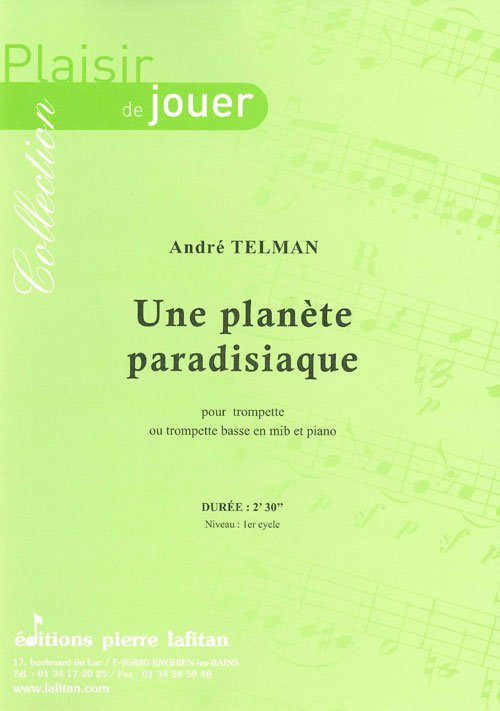 PARTITION UNE PLANÈTE PARADISIAQUE (TROMPETTE Mib)