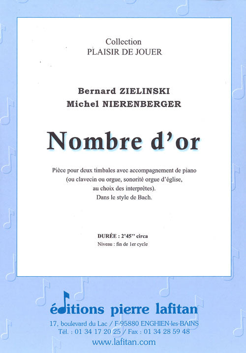 PARTITION NOMBRE D’OR