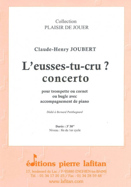 PARTITION L’EUSSES-TU-CRU ? CONCERTO