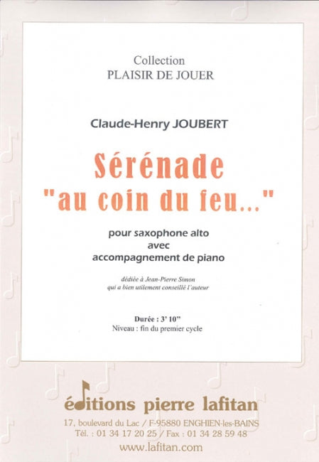 PARTITION SÉRÉNADE "AU COIN DU FEU…"