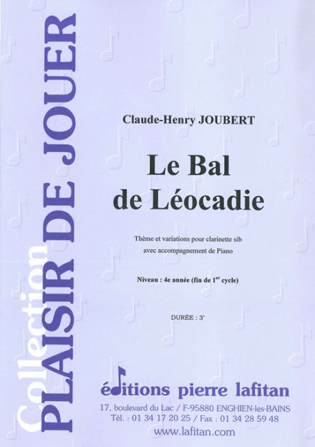 PARTITION LE BAL DE LÉOCADIE