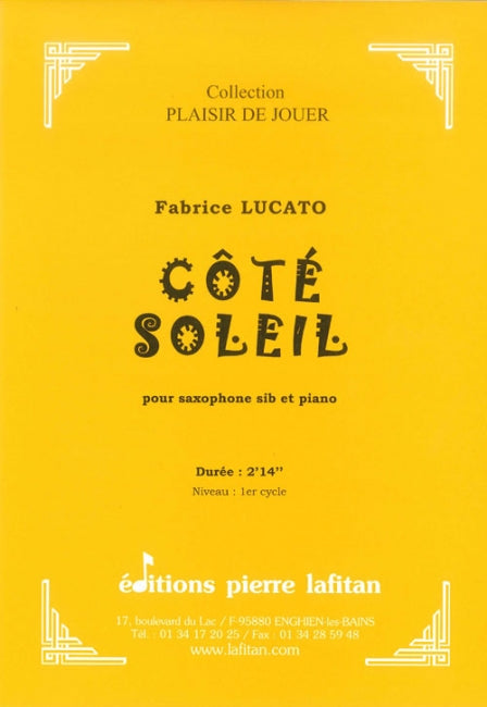 PARTITION CÔTÉ SOLEIL (SAX SIB)