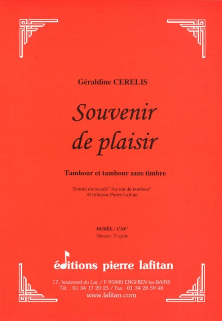 OEUVRE SOUVENIR DE PLAISIR