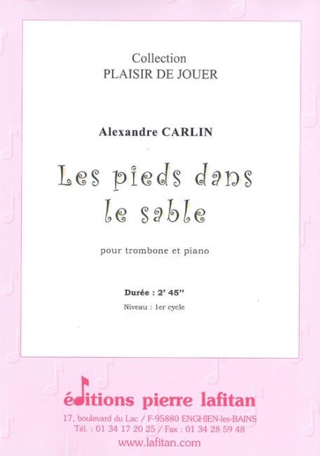 PARTITION LES PIEDS DANS LE SABLE (TROMBONE)