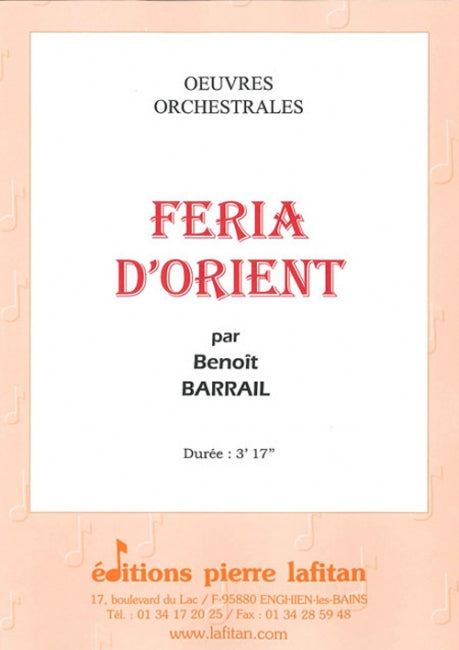 OEUVRE FERIA D'ORIENT