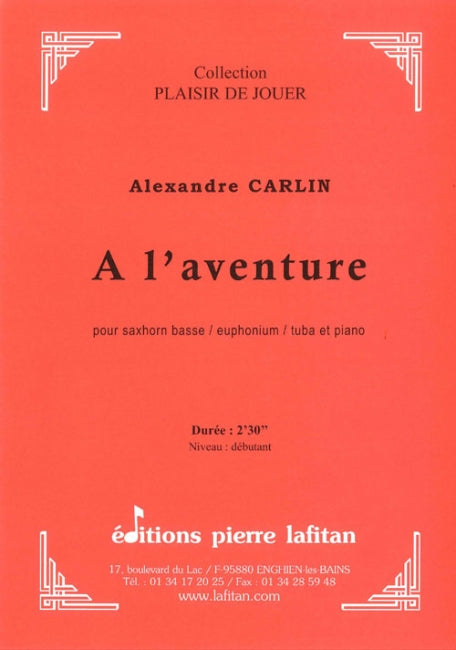 PARTITION A L’AVENTURE (SAXHORN BASSE)