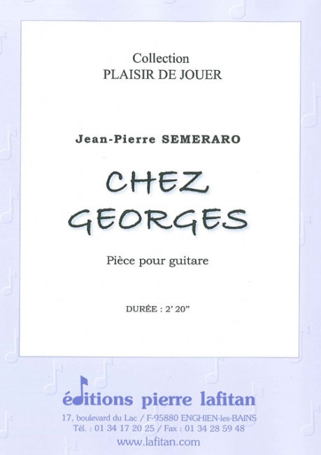 PARTITION CHEZ GEORGES