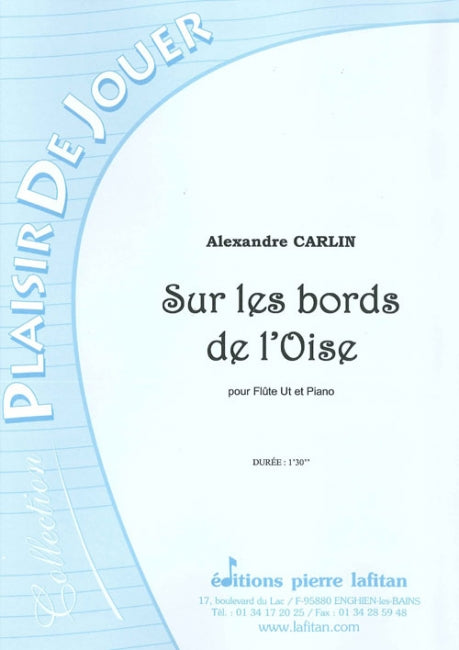 PARTITION SUR LES BORDS DE L'OISE (FLÛTE)