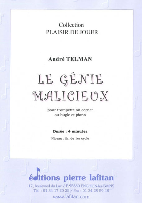 PARTITION LE GÉNIE MALICIEUX (TROMPETTE)