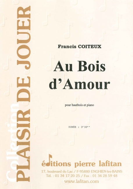 PARTITION AU BOIS D’AMOUR