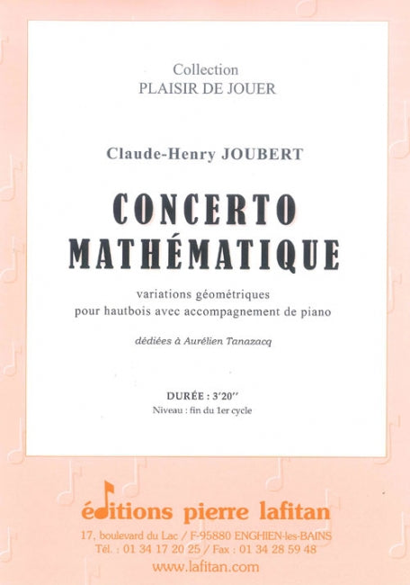 PARTITION CONCERTO MATHÉMATIQUE