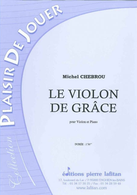 PARTITION LE VIOLON DE GRÂCE