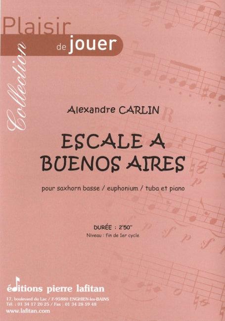 PARTITION ESCALE À BUENOS AIRES (SAXHORN BASSE)