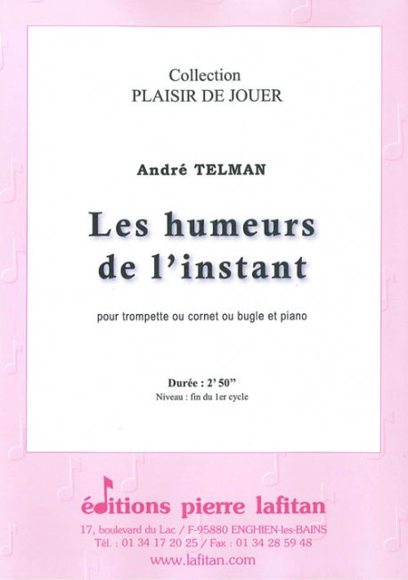 PARTITION LES HUMEURS DE L’INSTANT