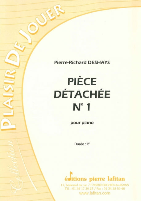 PARTITION PIÈCE DÉTACHÉE N°1