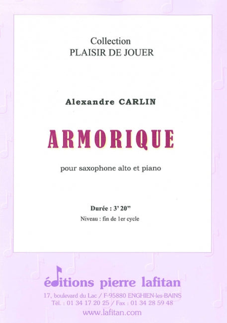 PARTITION ARMORIQUE (SAX ALTO)