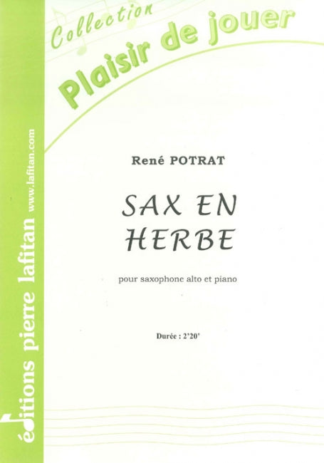 PARTITION SAX EN HERBE