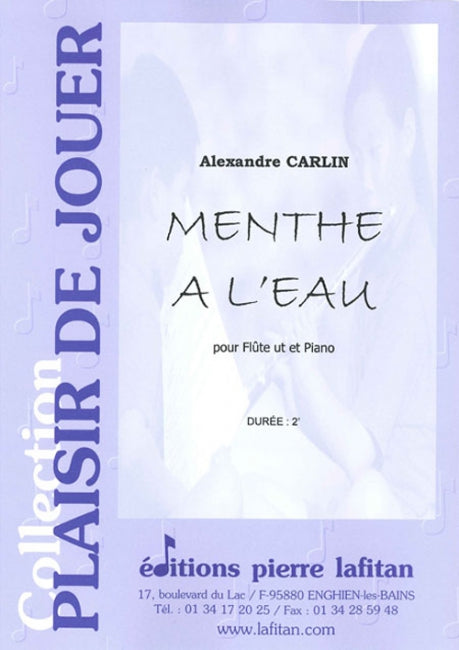PARTITION MENTHE A L'EAU (FLÛTE)