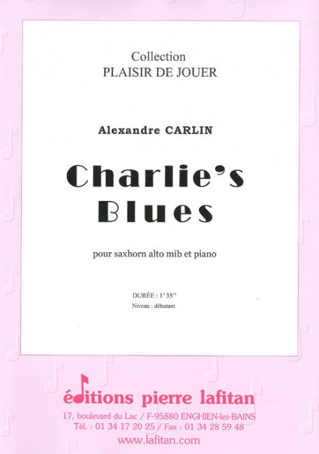PARTITION CHARLIE’S BLUES (SAXHORN ALTO)
