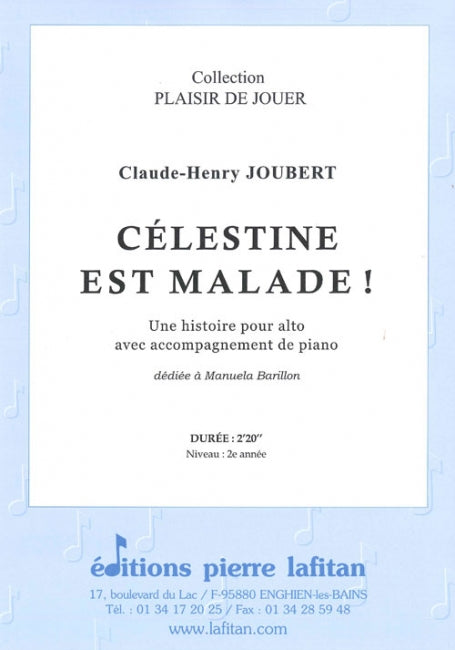 PARTITION CÉLESTINE EST MALADE !