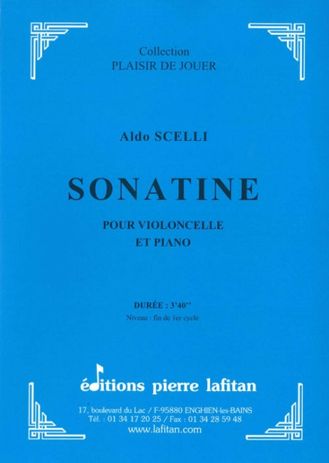 PARTITION SONATINE (VIOLONCELLE)