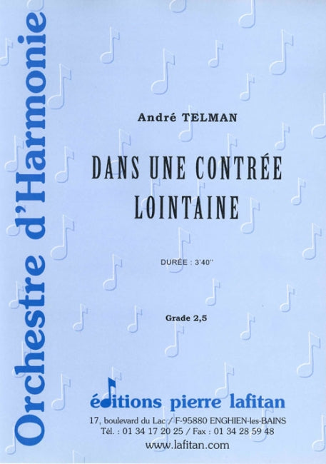 OEUVRE DANS UNE CONTRÉE LOINTAINE - ORCHESTRE
