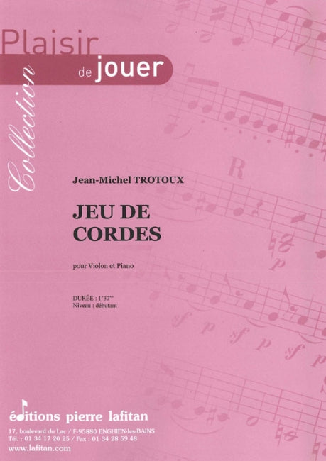 PARTITION JEU DE CORDES (VIOLON)