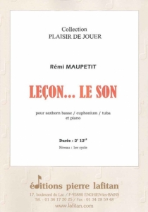 PARTITION LEÇON… LE SON (SAXHORN BASSE)