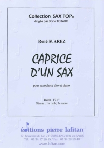 PARTITION CAPRICE D´UN SAX